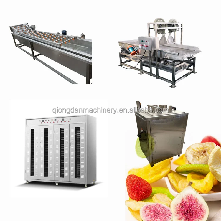 Automatic Star fruit and vegetable dehydration plant dried fruits dehydrated vegetables drying processing line production