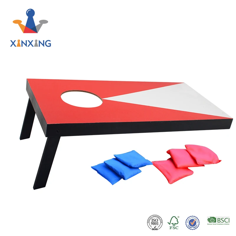 Заднем дворе газон открытый корнхоул Cornhole игра деревянная Набор для Семья Дети весел