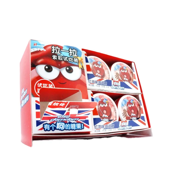 swedish candy Black tea flavour fresh mint candy