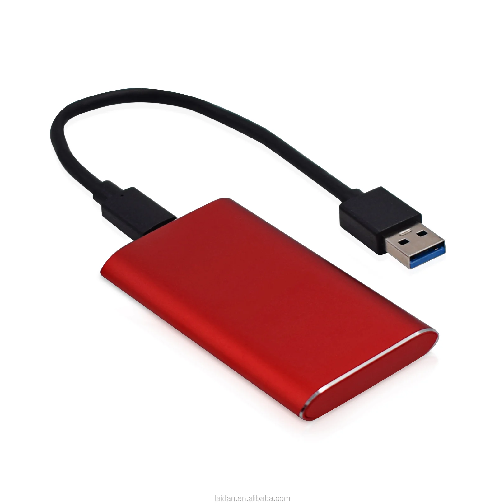 
cheap price lightweight mobile SSD 500gb 1tb 2tb external hard disk drive with data adapter type c interface 