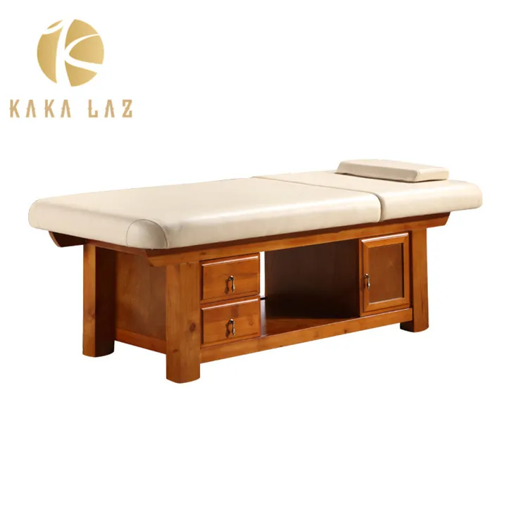 thai wood table wooden adjustable massage bed