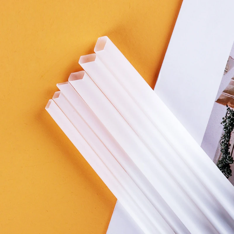 Biodegradable Disposable Corn PLA PP Straws Customized Colors PLA PP Milk Tea Drinks Coffee Plastic Straws For Boba Plastic Cups