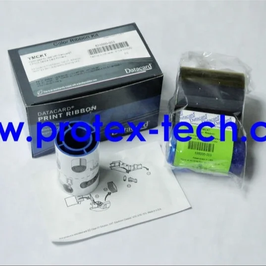 Datacard CD800, CP40,CP60,CP80 YMCKT color ribbon, Original 500 images Datacard 535000-003 ribbon