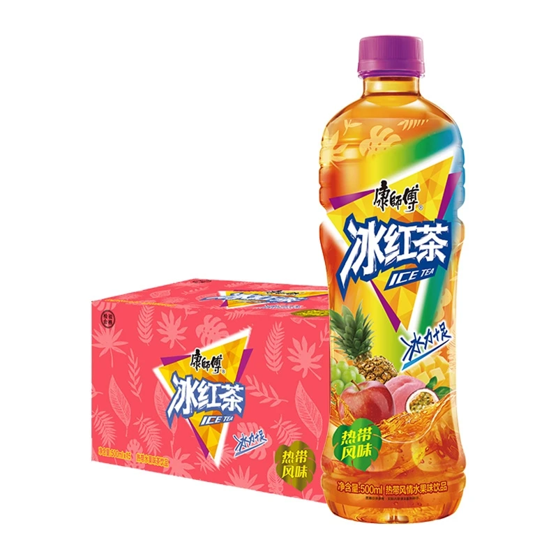 Hot Selling Wholesale Bottled Tea Beverage Low Sugar And Low Calories Kangshifu Tea Drinks