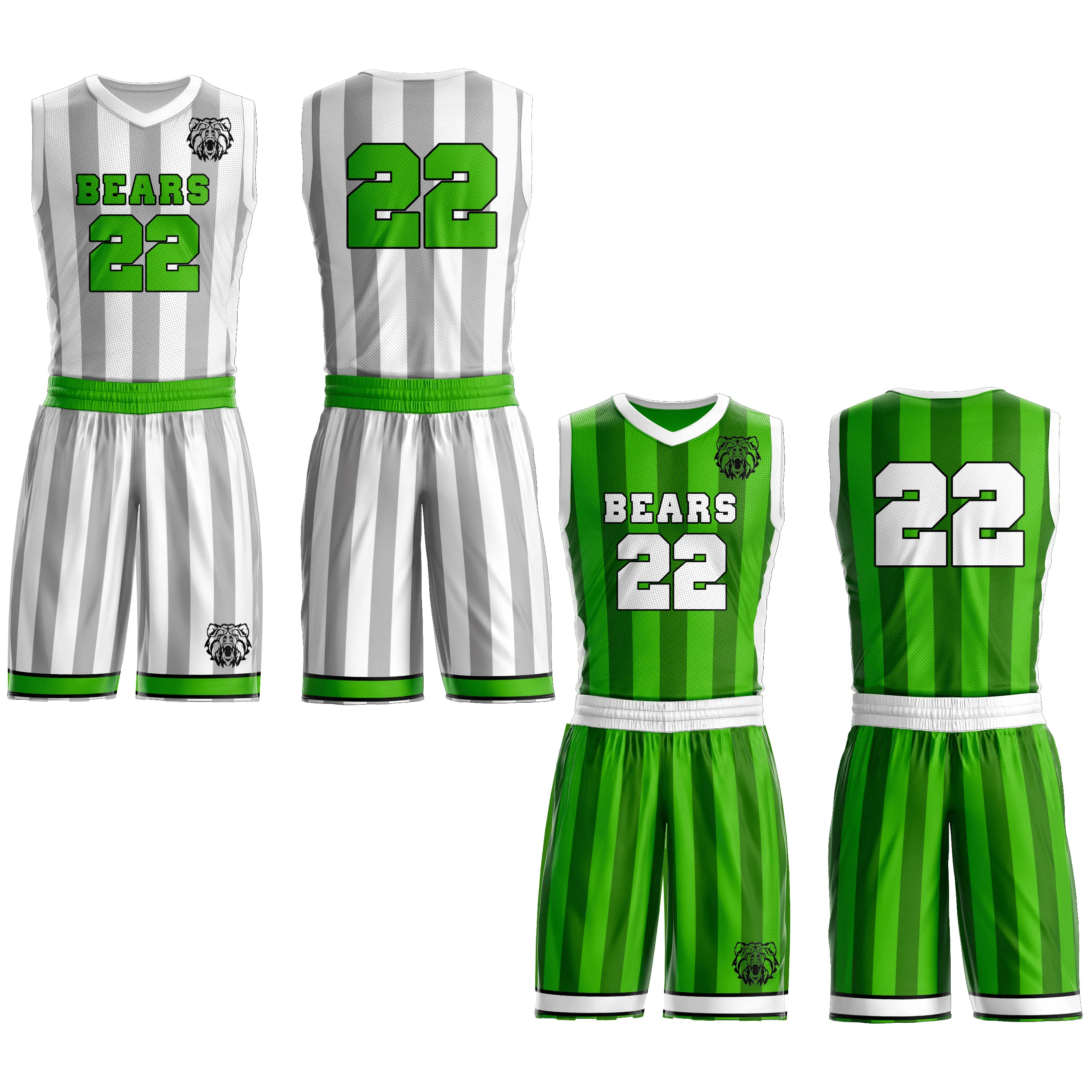 The fully custom home and away basketball jersey youth basketball uniforms