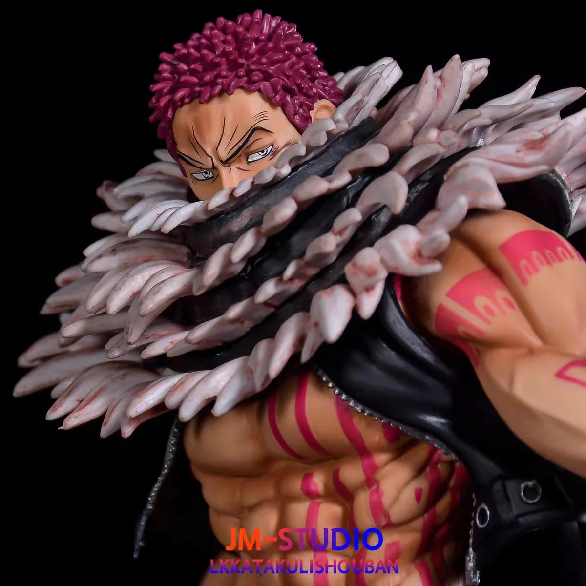 37CM Big Size Anime Figure Charlotte Katakuri Figurine 1 Piece BIG MOM PVC Anime Figuras Japanese Model Toy Doll Anime Statue