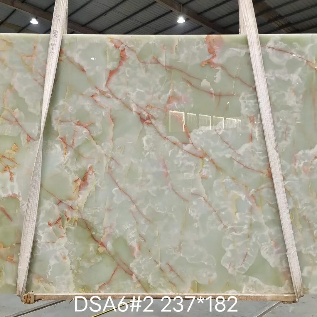 Modern Hotel  Light Green Onyx Graphic DesignTransparent Green Jade  Stone Polished