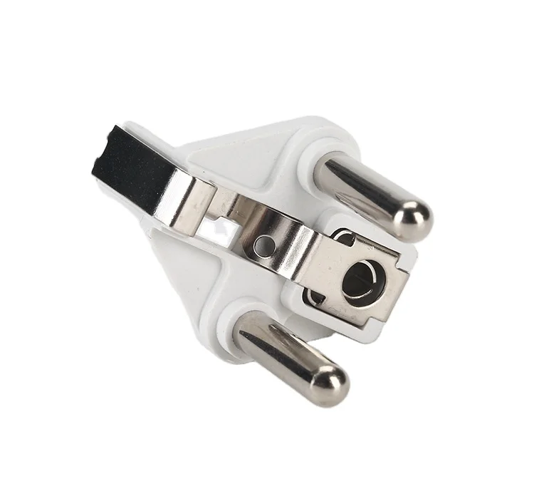 French Germany plug insert 4.8MM 10A/16A VDE approved 2 pins bridge for plug socket