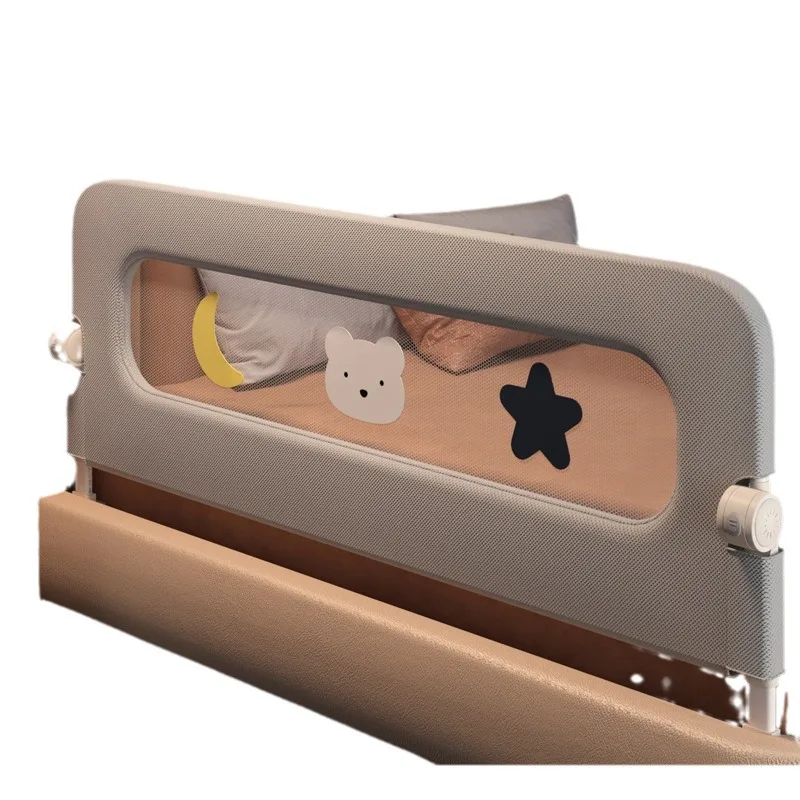 Folding Steel Baby Bed Rail Child Safety Products Protective Bed Fence