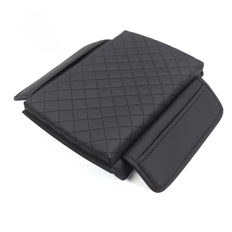 Armrest Box Cover Pad Case Protector Console Lid Protective Cover Universal car Memory Foam PU Leather  Car Center Console