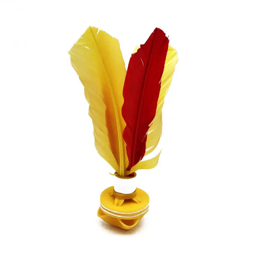 
Adult Fitness Sports Colorful Turkey Feather Chinese Jianzi Kicking Shuttlecocks Chinese Hacky Sacks Footbag 