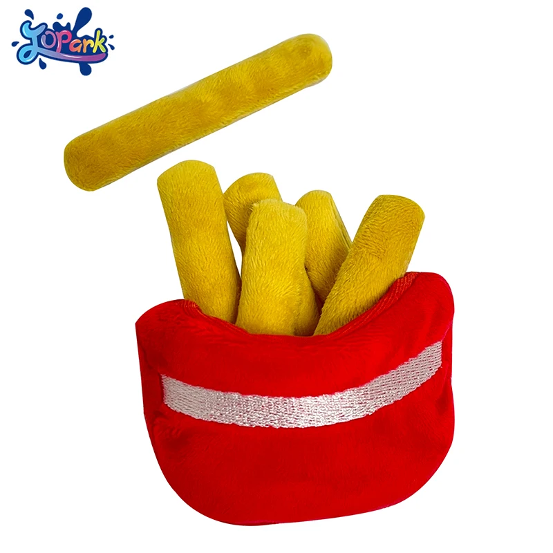 Custom OEM Plush Christmas Doll lovely Plush toy Cookies Hamburger Kids Plush Eggs Doll Soft Chips Christmas gift season