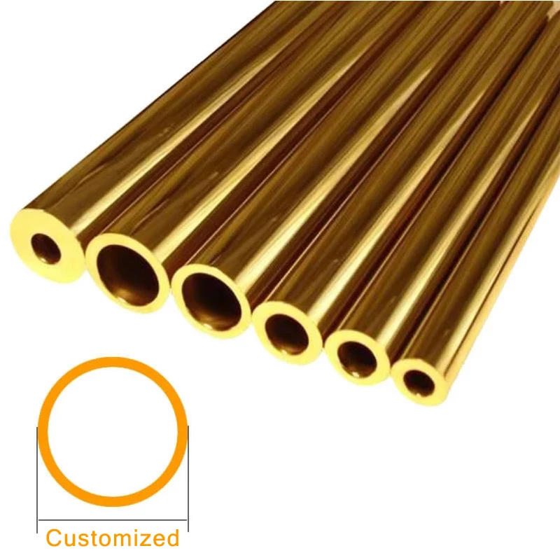 ISO Chnia Factory CuZn35 CuZn37 H60 H62 H68 Латунная Труба Круглая 38 мм от