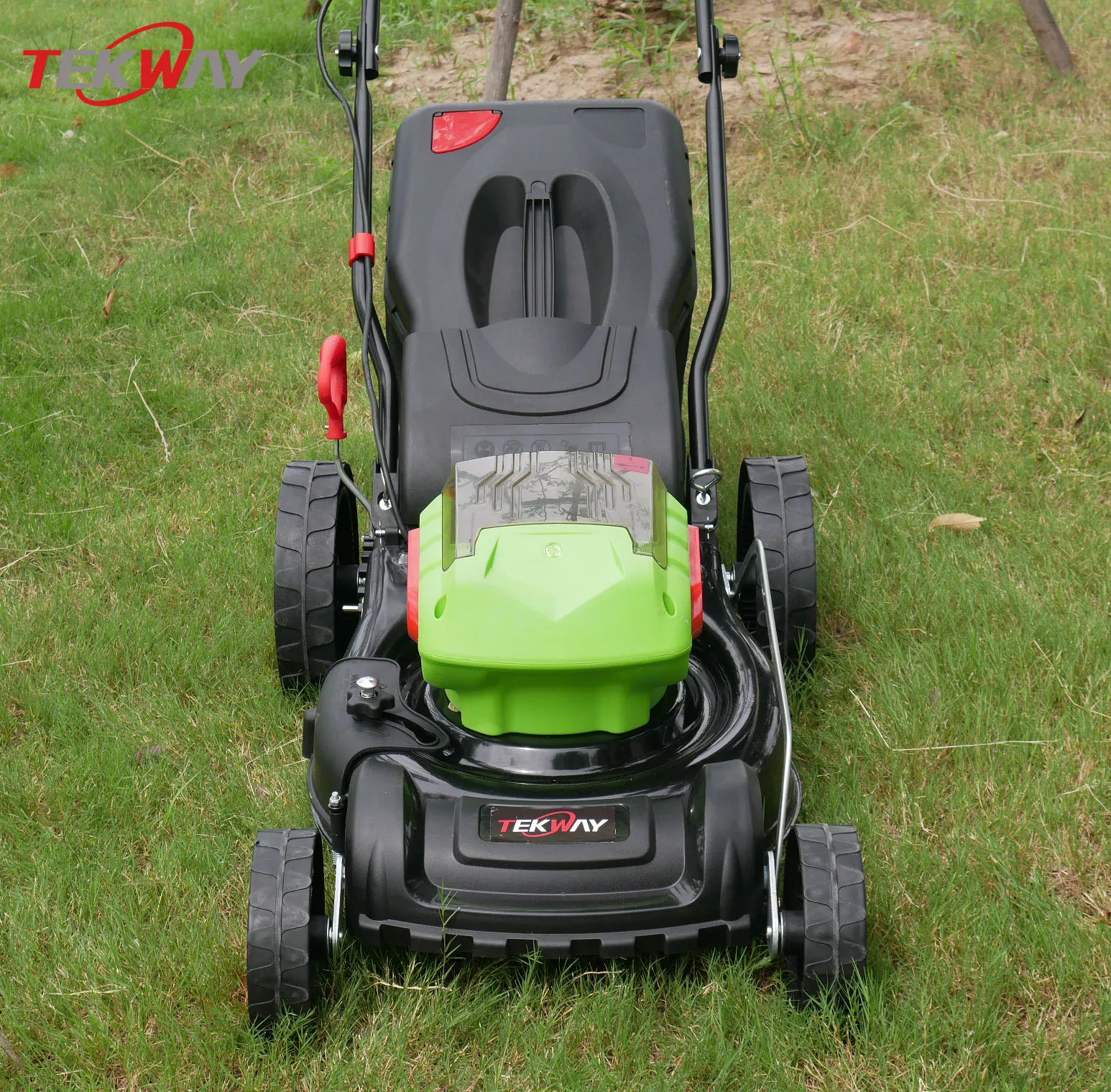 16 Inch Cordless Lawn Mower 4 in 1 Function 36V Lithium Battery Grass Mower