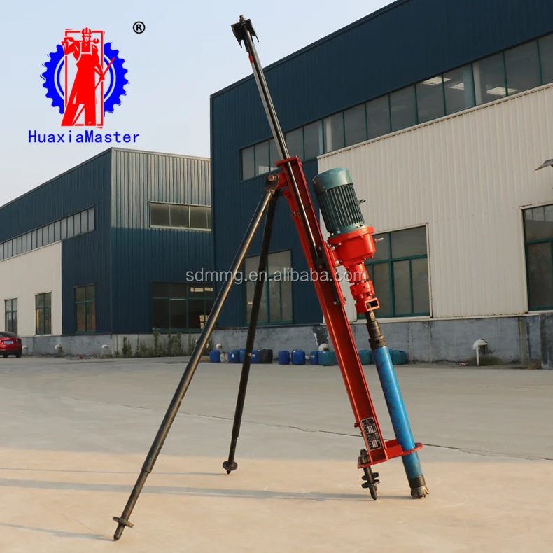 
huaxiamaster KQZ-70D lightweight pneumatic geology exploration machine/multifunction DTH drilling rig price 
