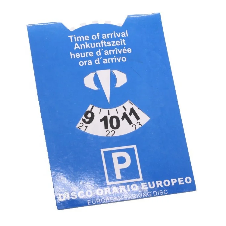 Most popular customized 5 in 1 parking disk for promotional gift New Design soft PVC parking timer/parking disk