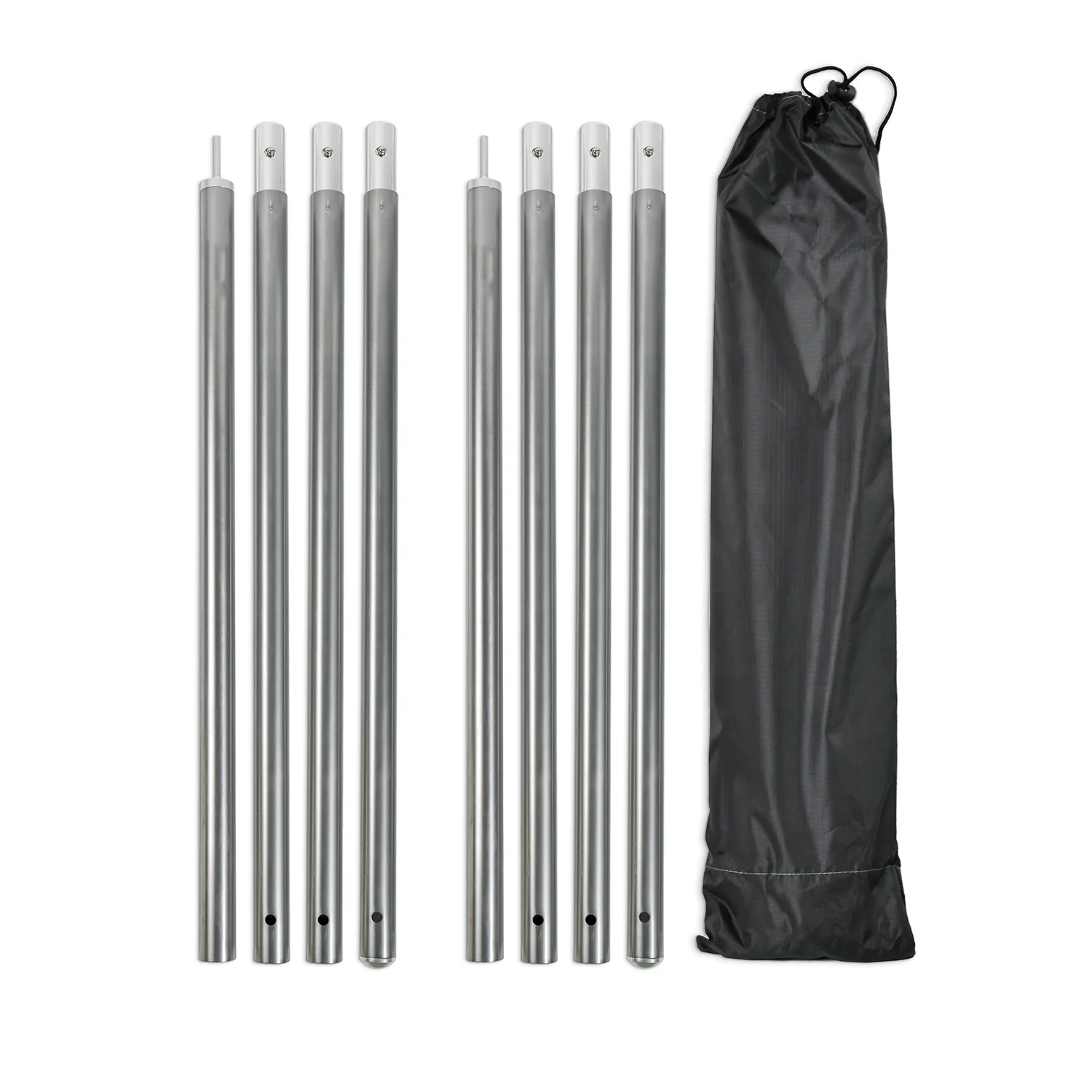 Tarp support cross bar pole folding beach tent aluminum alloy poles tarp tent pole for camping picnic