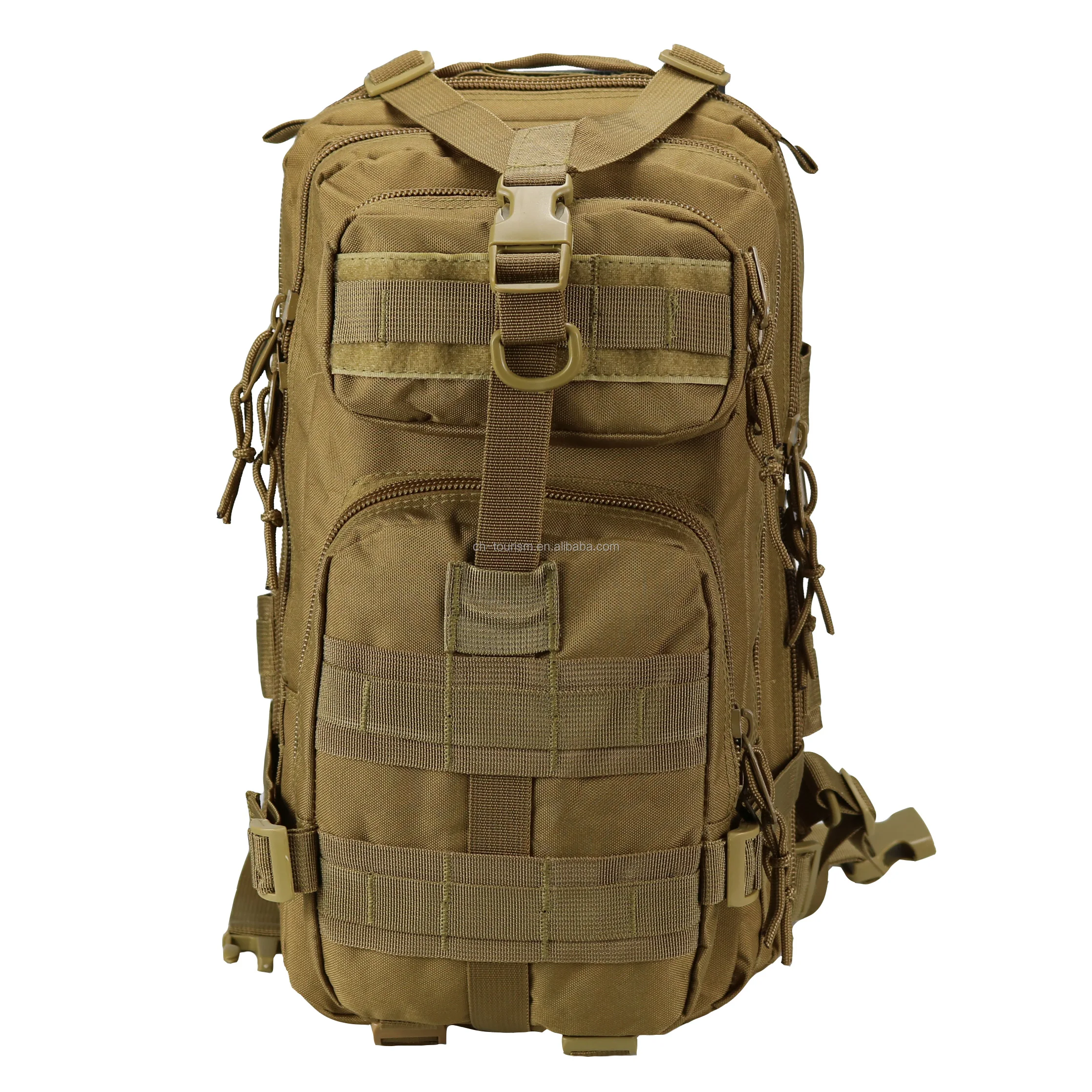 Small 25L Lightweight Tactical MOLLE Bag Outdoor Travel Daily Use Rucksack Pack Water-Repellent Hunting Hiking Climbing Backpack