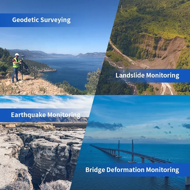 High Gain High Precision GNSS Surveying Antenna TNC-K Connector Magnetic Base Survey Antenna