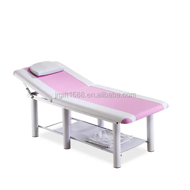 Factory direct cheap folding body beauty tattoo spa pink portable massage table