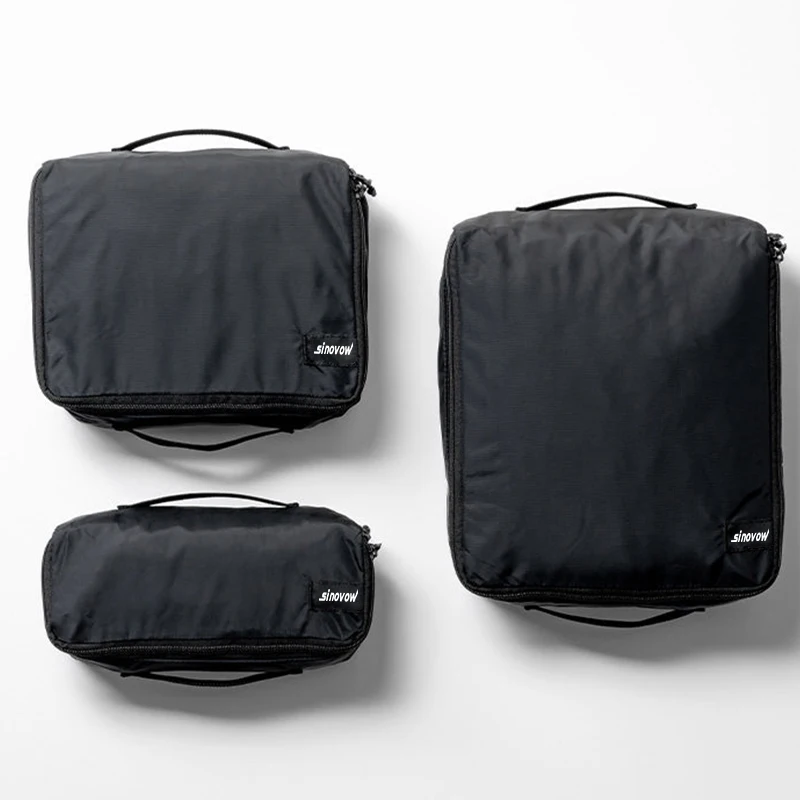 Customized Packing Cubes 3 Set Compression Packing Cubes for Travel for Luggage Suitcases Double Zipper Packing Cubes for Travel