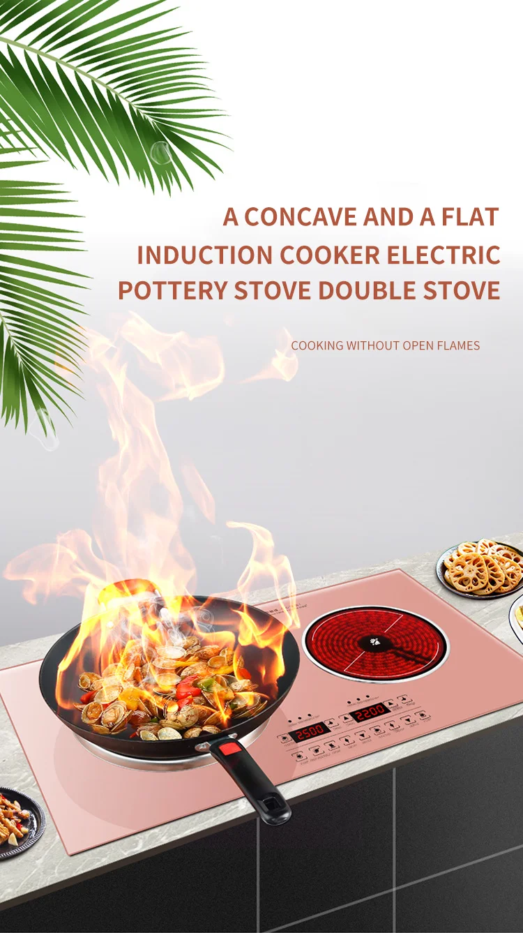 Hot Sell Double Hobs 2 Plate Induction Cooker Two Burners Electric Ceramic Stove Induction Cooktop