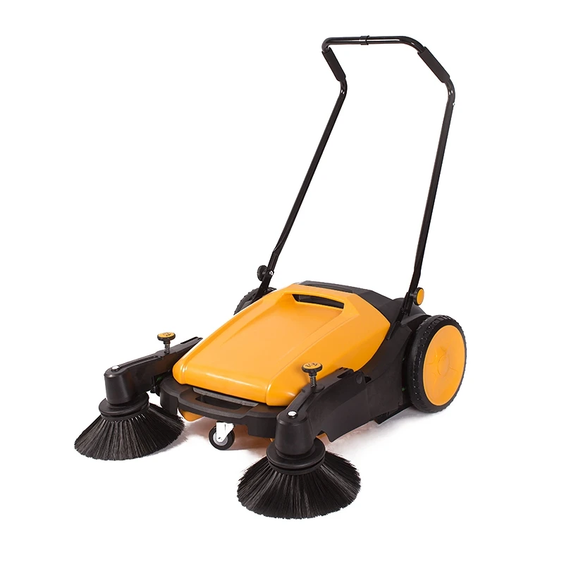 Manual Floor Sweeper Machine1Pc Retail Price 920mm Industrial Hand Push Manual Floor Street Vacuum Road Sweeper