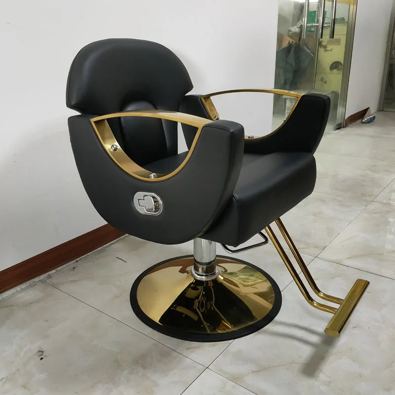 
 Современный гидравлический волос Синтетическая кожа из нержавеющей стали, отделение для отдыха рук, продажа салон парикмахерское кресло F-L1023A  