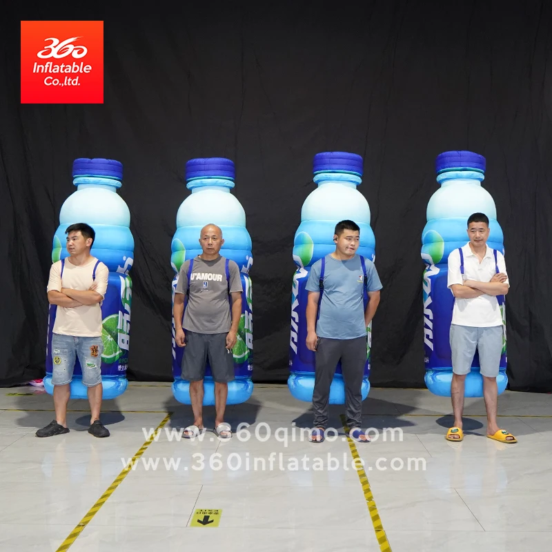 Giant Custom Event Drink Can advertising inflatable design large Cartoon bottle Inflatables for Sale