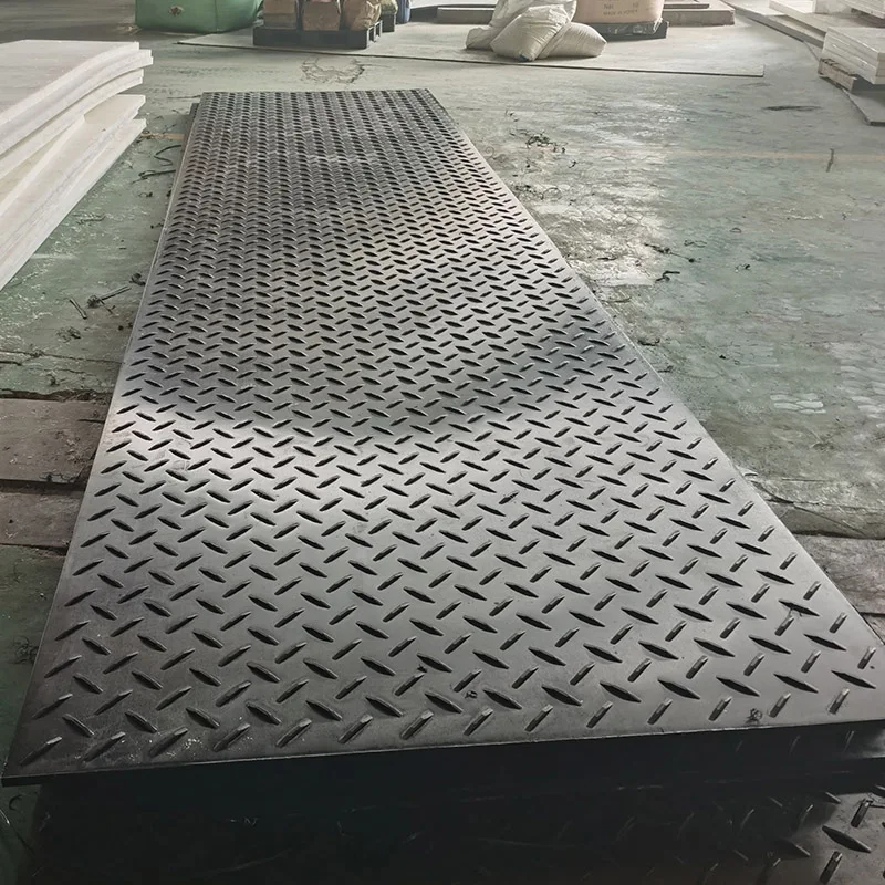 Анти-скольжения hdpe временные Мат покрытие для мокрой поверхности полиэтилена болото коврик дорожный