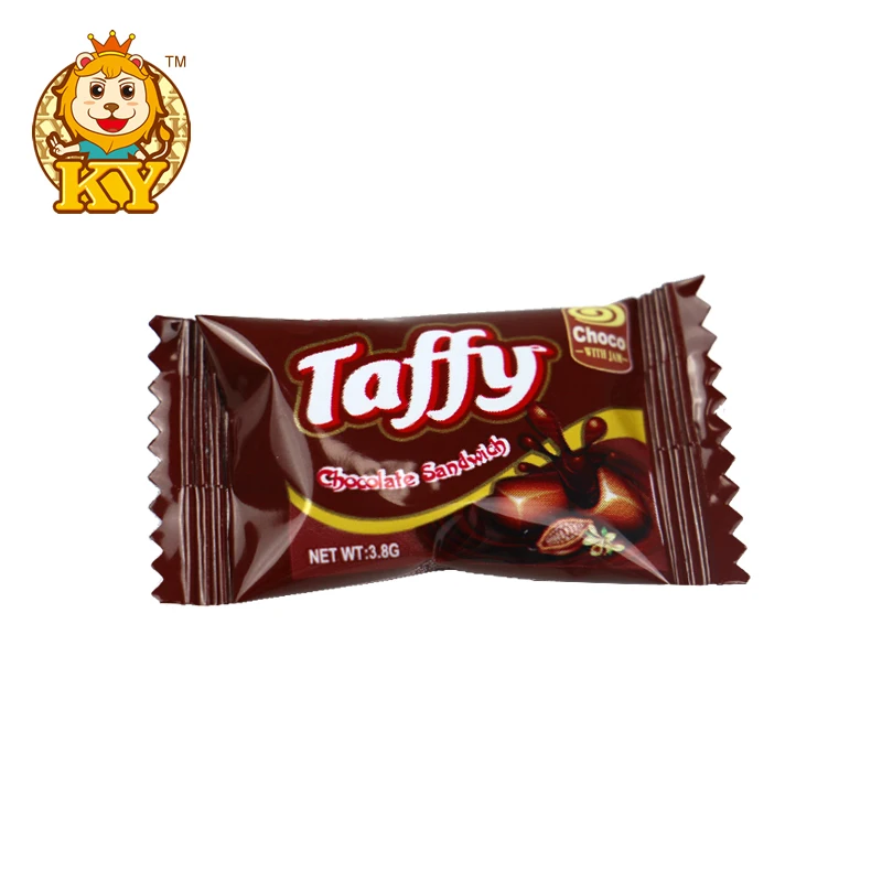 Wholesale Custom Chocolate Flavor Toffee Milk Candy Chewy Soft Gummy Candy