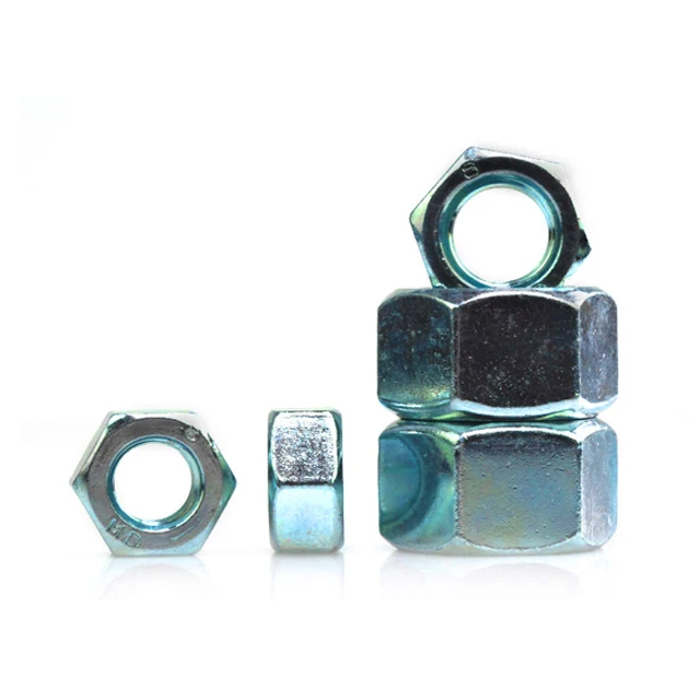 M5 M6 M8 M10 M20 Carbon Steel Galvanized Stainless steel Grade 8 10 12 Hex Nut Din934