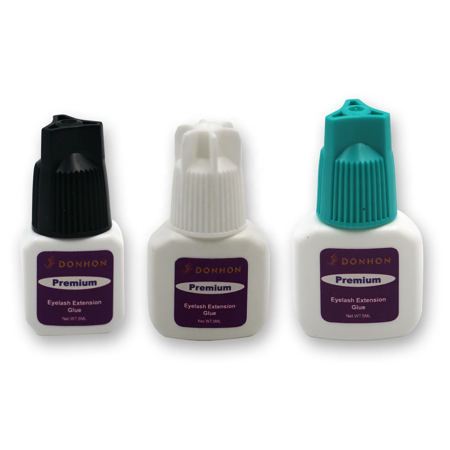 Premium Eyelash Extension Glue  Adhesive for Long Lasting Individual Eyelash Extensions 1-2s Fast Drying 6-8 Week Retention