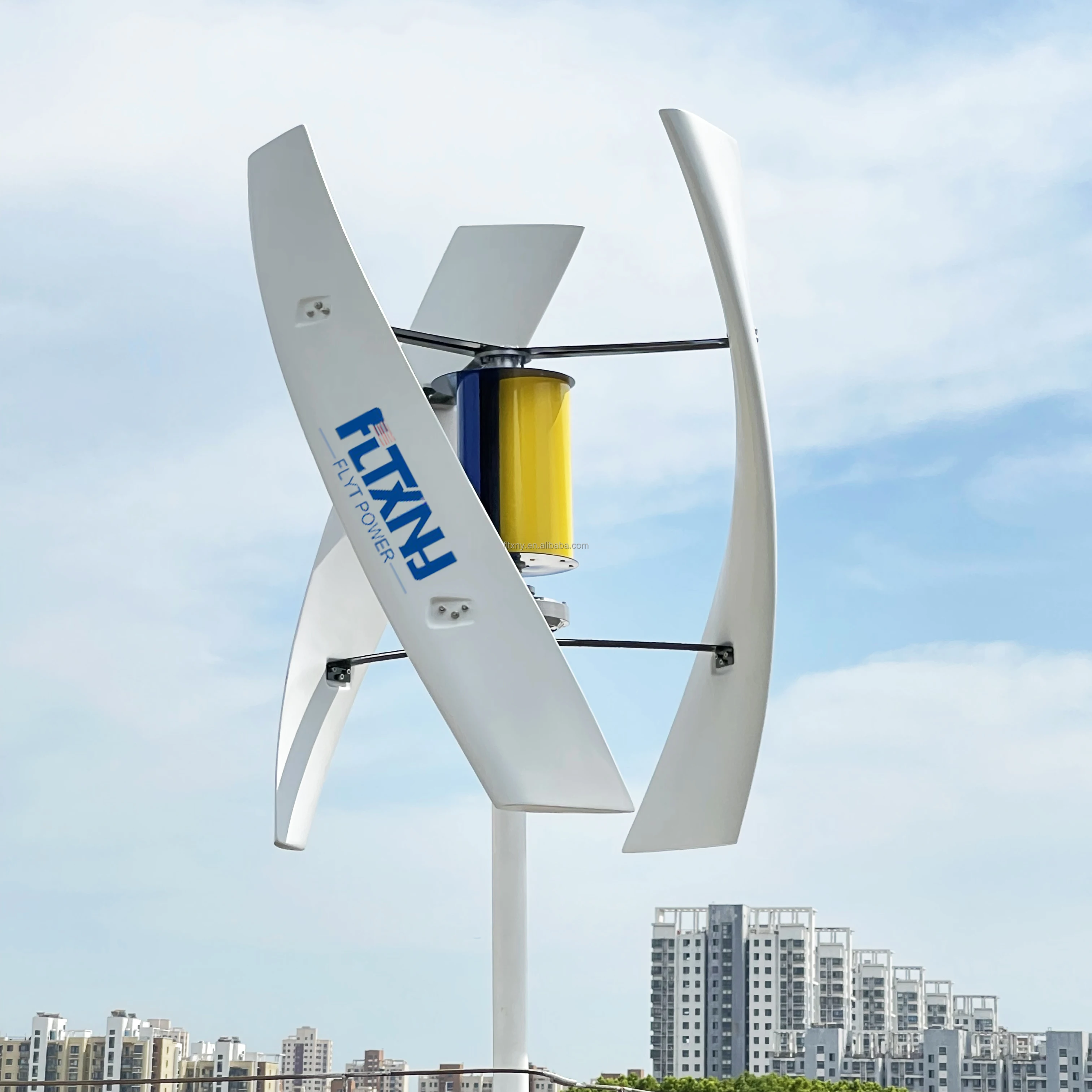 Wind Turbine Generator 6Kw 96V 120V Vertical Axis High Efficient 2000W 2Kw 3Kw 5Kw 5000w Wind Turbine With On Grid Inverter