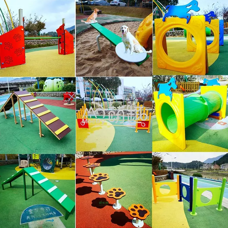 Moetry Crawl Tunnel Pet Agility Training Equipment Commercial Dog Park Playground Parque para Perros