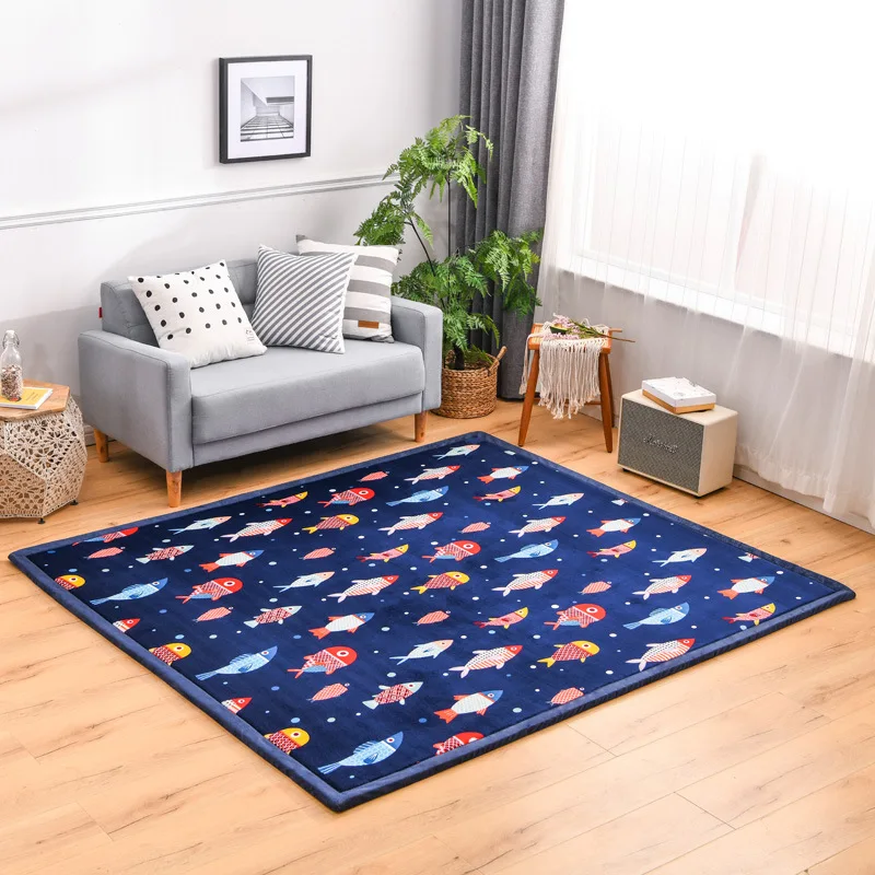 Alfombra Area Rug Thickness Tatami Carpet Kids Play Mat Memory Foam Japanese Tatami Elastic Carpet Living Room