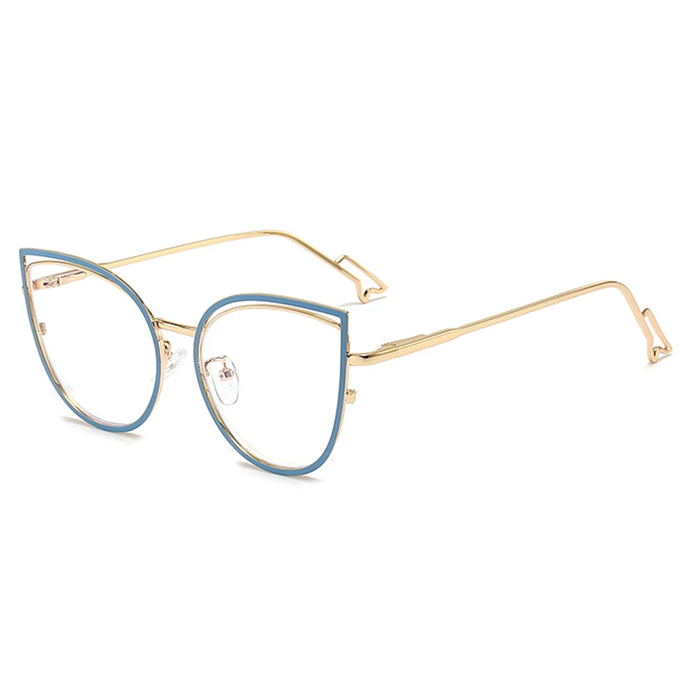 Sparloo 2331 women new arrival colorful frame anti blue light glasses eyeglasses metal frames 2022