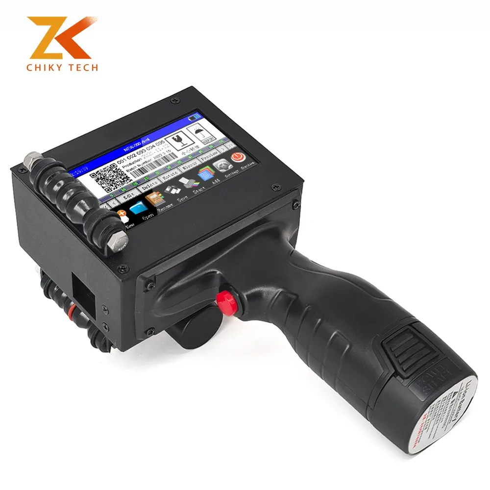 High Speed Intelligent Semi-Automatic Small Solvent Continuous Expiry Date Hand Held Portable Code Printer Inkjet