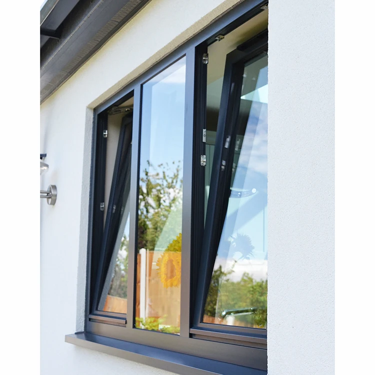 House Windows standard Size Fiberglass European Australian Tilt And Turn Window