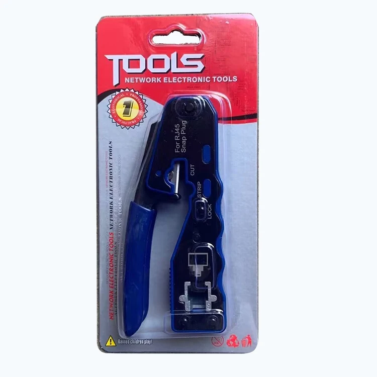 Обжимной инструмент Rj45 Cat5 Cat6 Cat7 обжимной проходной резак через модульный соединительный