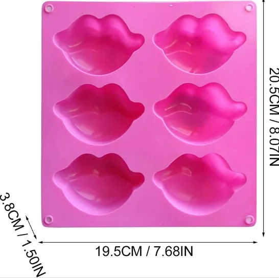Cake Mold lip Silicone Mold Wedding Decoration Fondant Decorating Baking Tool Bakeware Pudding