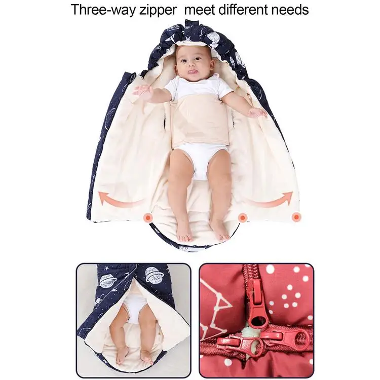 
Winter envelope baby stroller sleeping bag Stroller Sleeping Bag Windproof Warm Footmuff for Winter Outdoor 