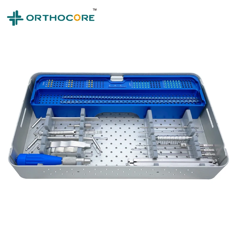 Усовершенствованная система фиксирующей пластины ALPS 5 мм 6 ветеринарный ортопедический комплект хирургические инструменты для животных