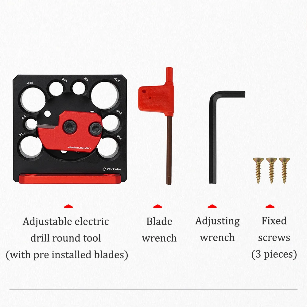 Adjustable Woodworking Electric drilling round rod auxiliary tool DIY tools Dowel Maker