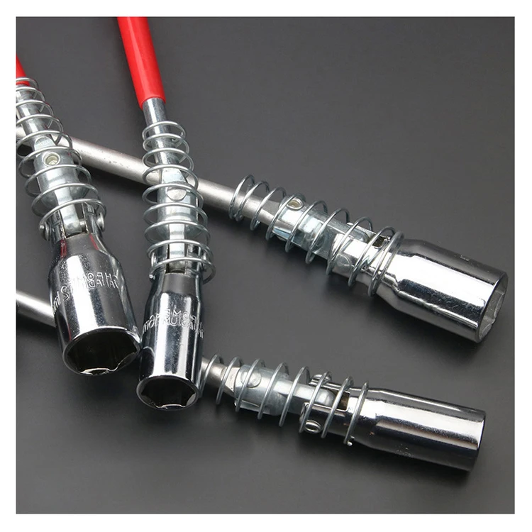 14/16/21mm T-Handle Universal Joint Spark Plug Socket Wrench 360 degrees Remover Installer Hand Tool
