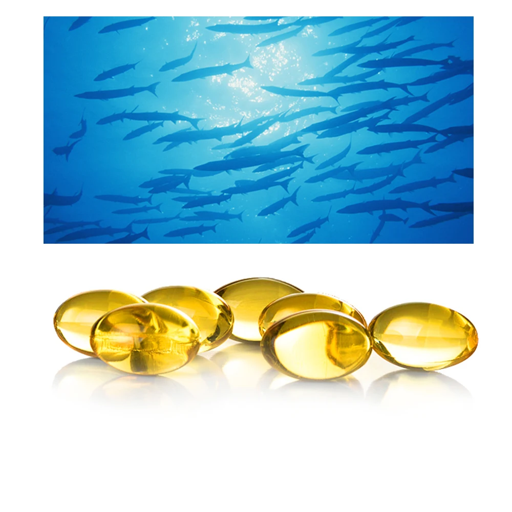 Hot sale Omega3 deep sea fish oil softgel supplements fish oil 1000mg DHA 12 EPA 18 soft capsules