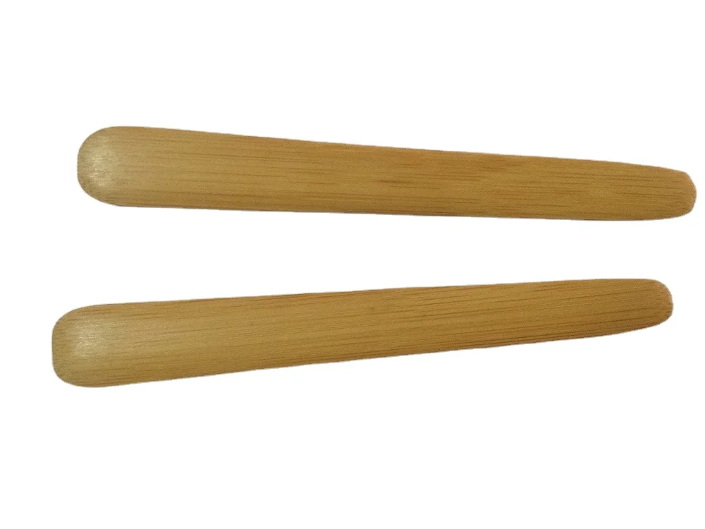 Eco-friendly bamboo ladle for spreading jam mini butter spatula bamboo kitchen tools for sale