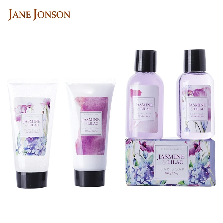 Spa Products Bathroom bathrobe special mothers day Soap Cute Jasmine Bath SPA Gift Set For Home Use