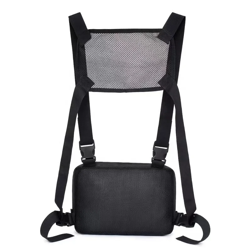 Outdoor Camping Hiking  Front Pouch waterproof  Tactical Chest bag Rig Bag with Adjustable Strap