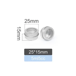 10ml 15ml 30ml 60ml 5oz 250ml aluminum tea can aluminum tin with window open window tin
